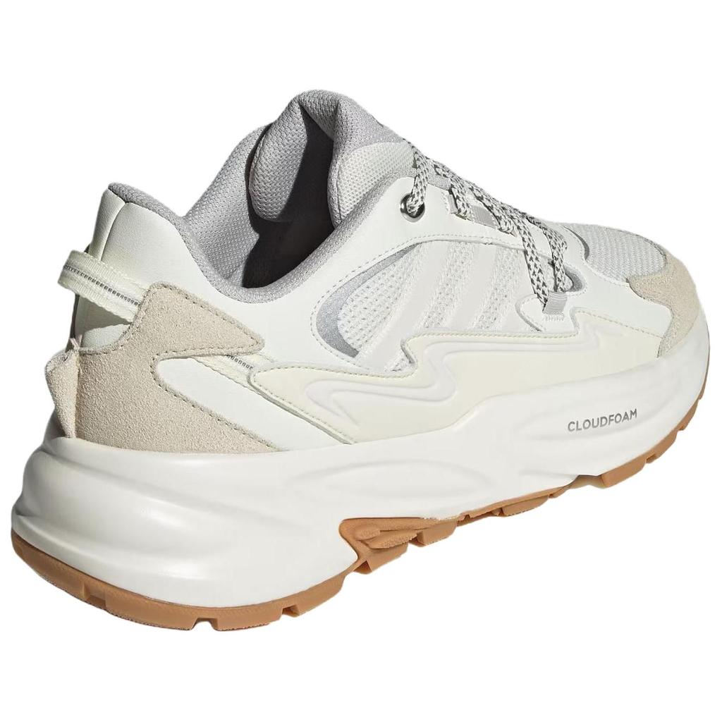 adidas OZWAVE SURGE Slip Resistant Abrasion Resistant Low Top Chunky Sneakers Unisex White JR3185