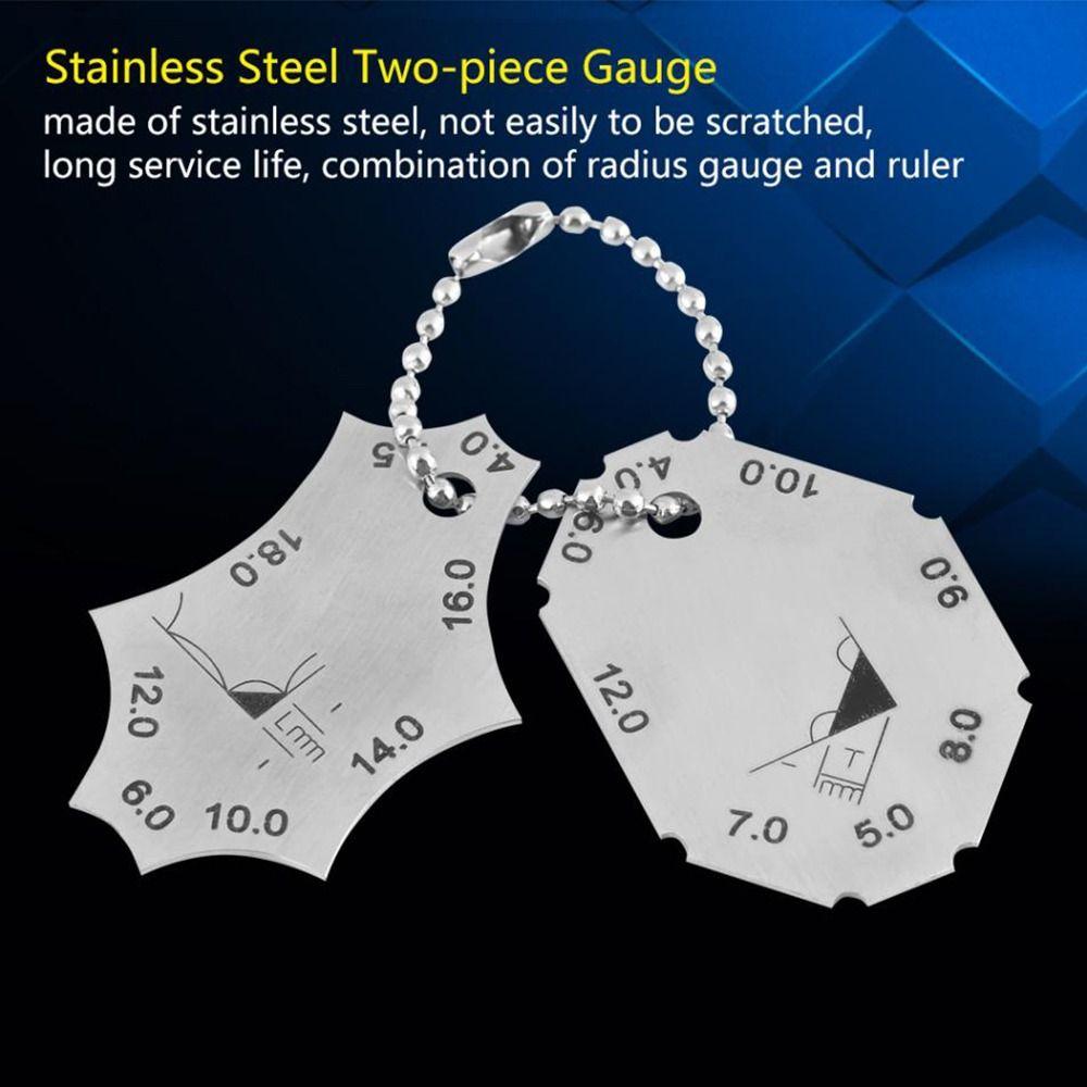 Welding Measuring Ruler Fillet Weld Butt Weld Gauge Weld Gauge Two-piece Gauge Fillet Weld Gauge