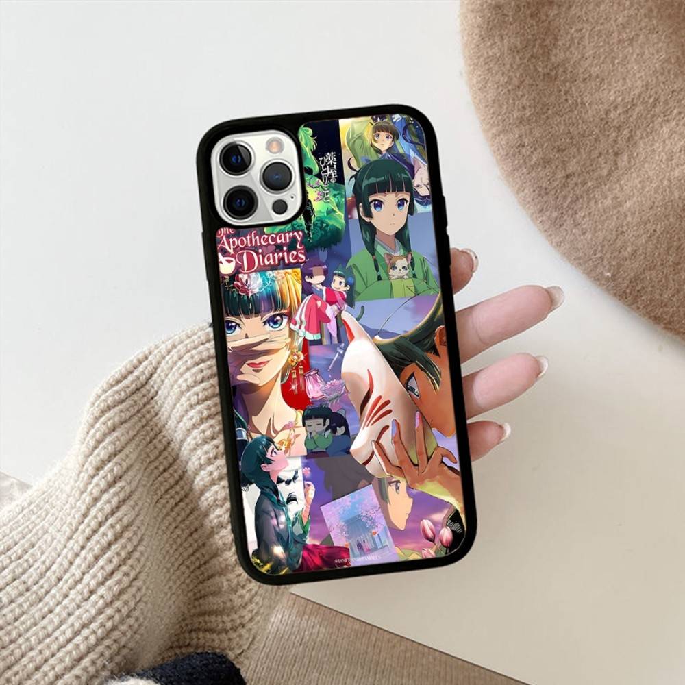 Anime The Apothecary Diaries Phone Case For Iphone 11 12 13 14 15 Pro Max 17 16 Plus Hard PC+TPU Back Cover