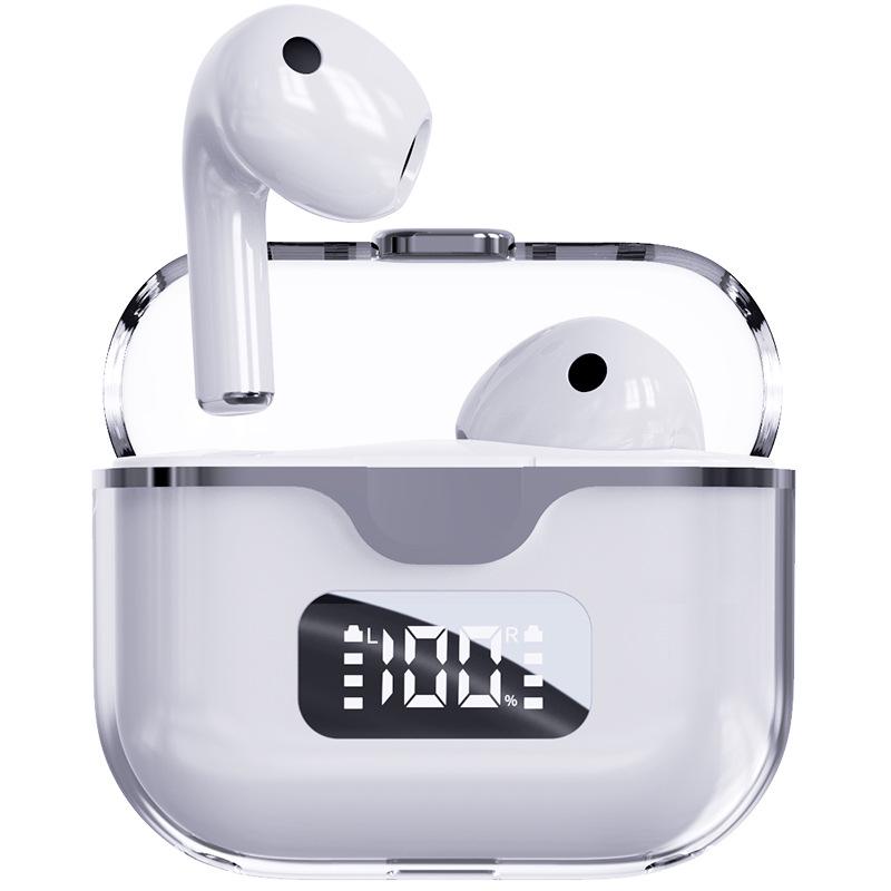 S66 Macaron Wireless Bluetooth Headset with Transparent Display & Noise Reduction