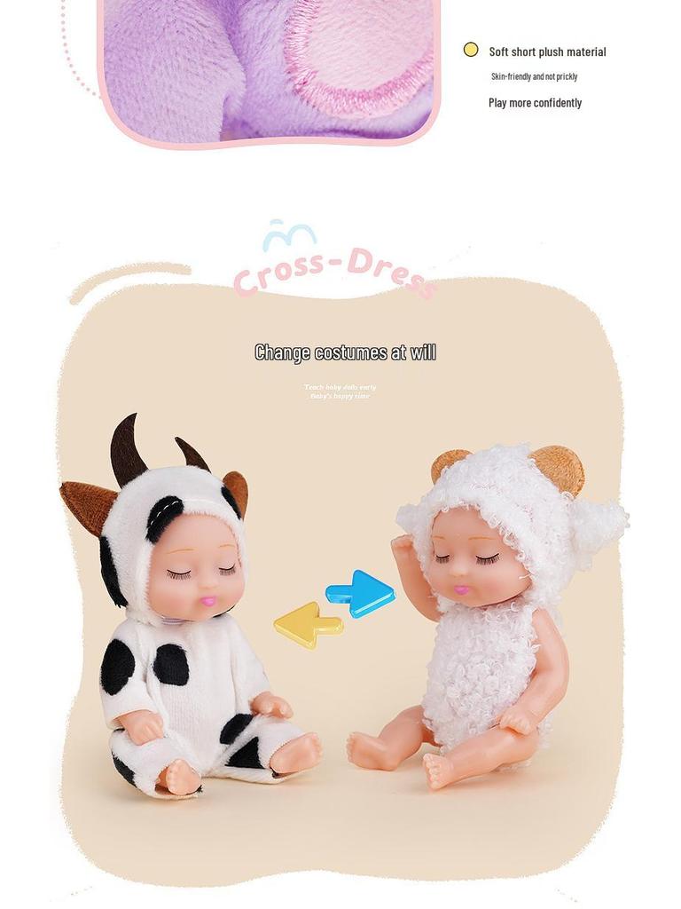 Cross-border Reborn Doll: Sleeping Princess BJD Miniature Toy with Gift Box