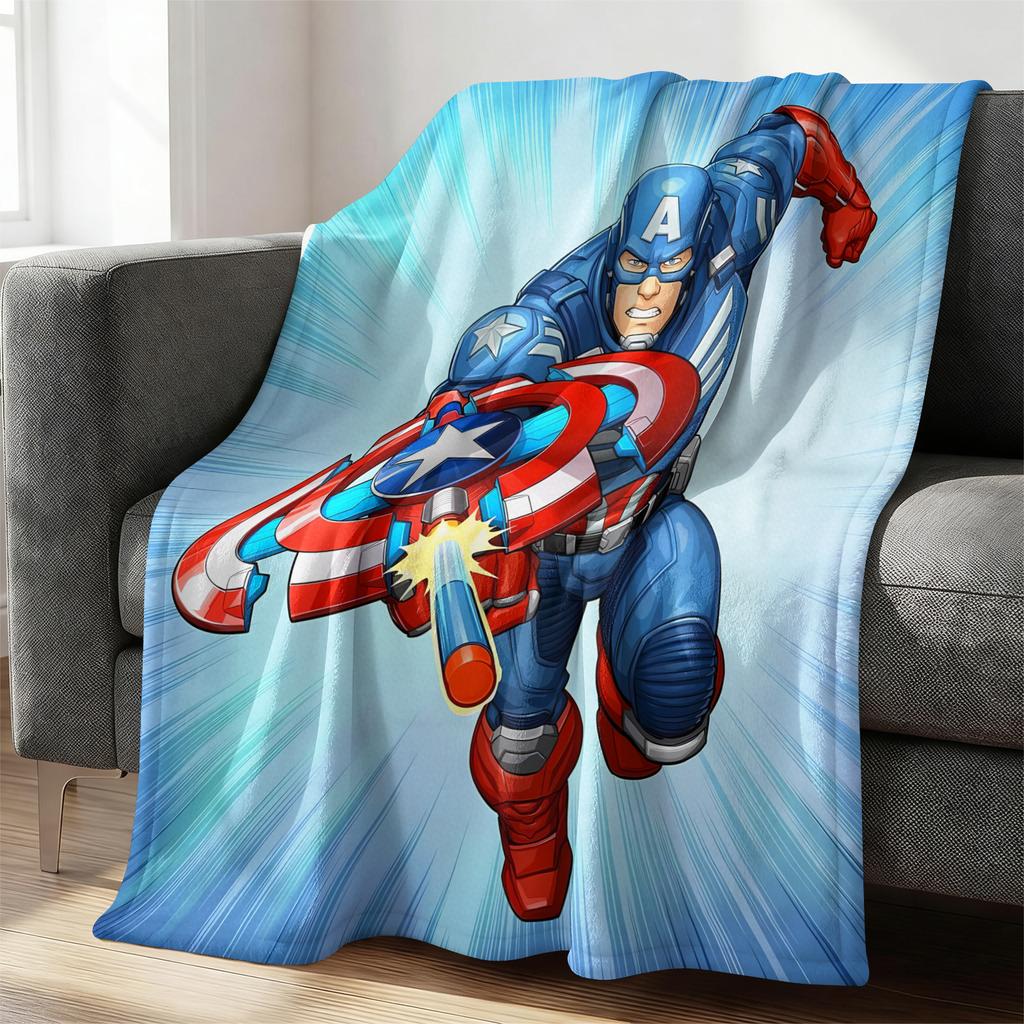Marvel The Incredible Hulk City Explosion Flannel Throw Blanket Gift For Marvel Fan Boy Summer Nap Throw Sofa Bed Travel Blanket