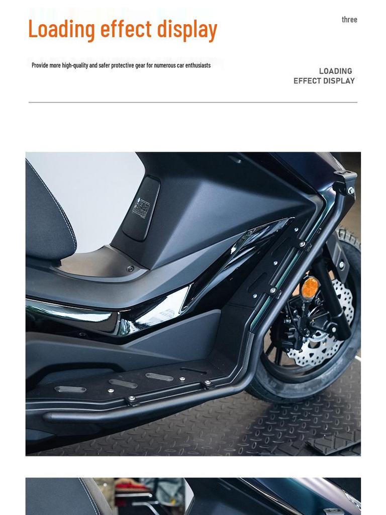 Compatible with 25 Kymco S250/S350 Models: Front/Rear Bumper, Exhaust Guard, Luggage Rack, Backrest Modified Parts.