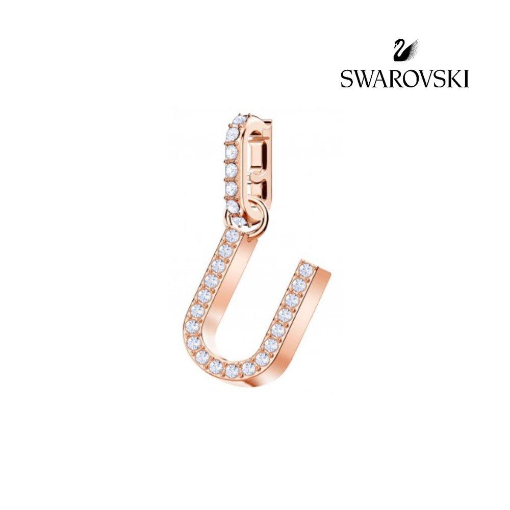 Swarovski Plating Initial Rose Gold Charm 5437608