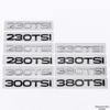 Suitable for Volkswagen: 230 Car Sticker, 280 Character Label, 300 Tail Label, 330 Car Logo, 380TSI Digital Displacement Mark.