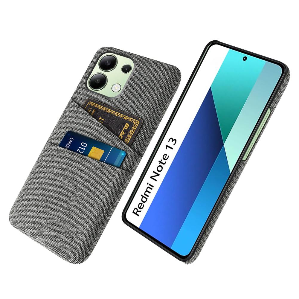 For Xiaomi Redmi Note 13 4G Phone Case Hard Protective Cover with Dual Card Holder