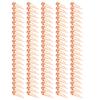 100 Sets Punk Cone Spikes Studs 10x26mm Rose Gold Punk Cone Spiked Screw Rivets DIY Punk Style