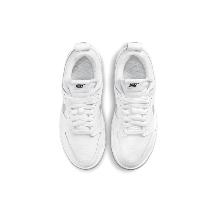 (WMNS) Nike Dunk Low Disrupt 'White Metallic Silver' Women's DJ6226-100