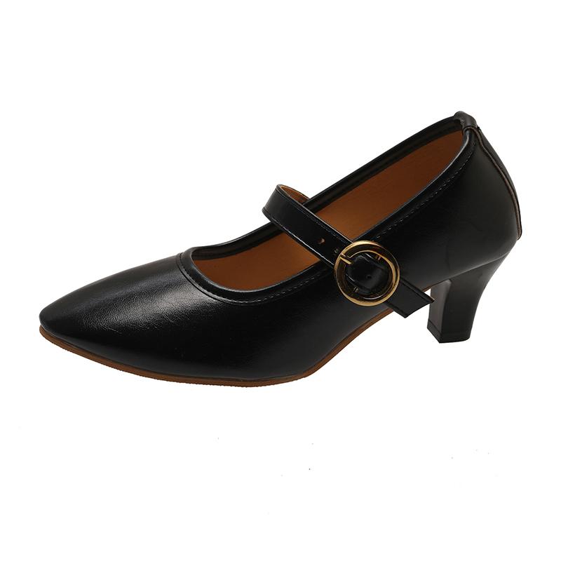 Pointed Toe Shoes Woman Pumps Black Flats Female Footwear Loafers Casual Sneaker Ladies New Dress Slip-on Leather Dance Trainers