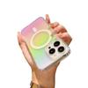 Colorful Magnetic Phone Case Suitable for IPhone14ProMax Gradient Protective Case Apple 15 Acrylic