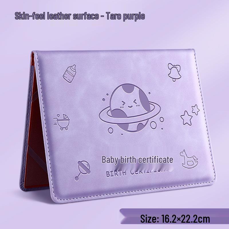 Zodiac Leather Vaccine & Birth Certificate Protective Cover 2025