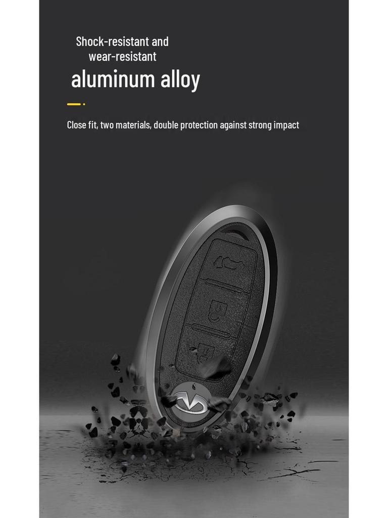 Infiniti Q50L/QX50/Q70L/G25/FX35 Schlüsselhülle Vollständiger Schutz