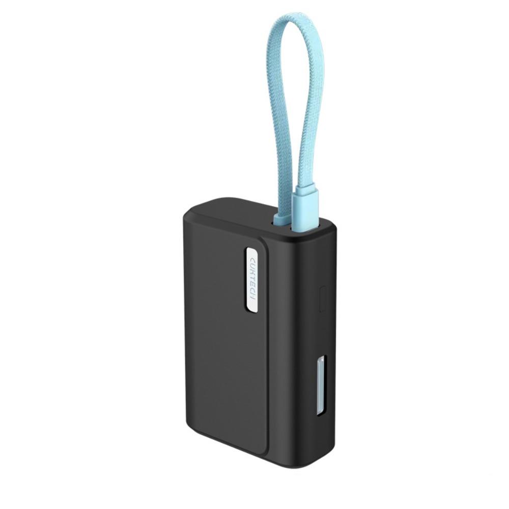 

Silicone Portable Charger Protective Case Anti Drop with Lanyard Carrying Organizer Case Soft for CUKTECH CP13 10000mAh