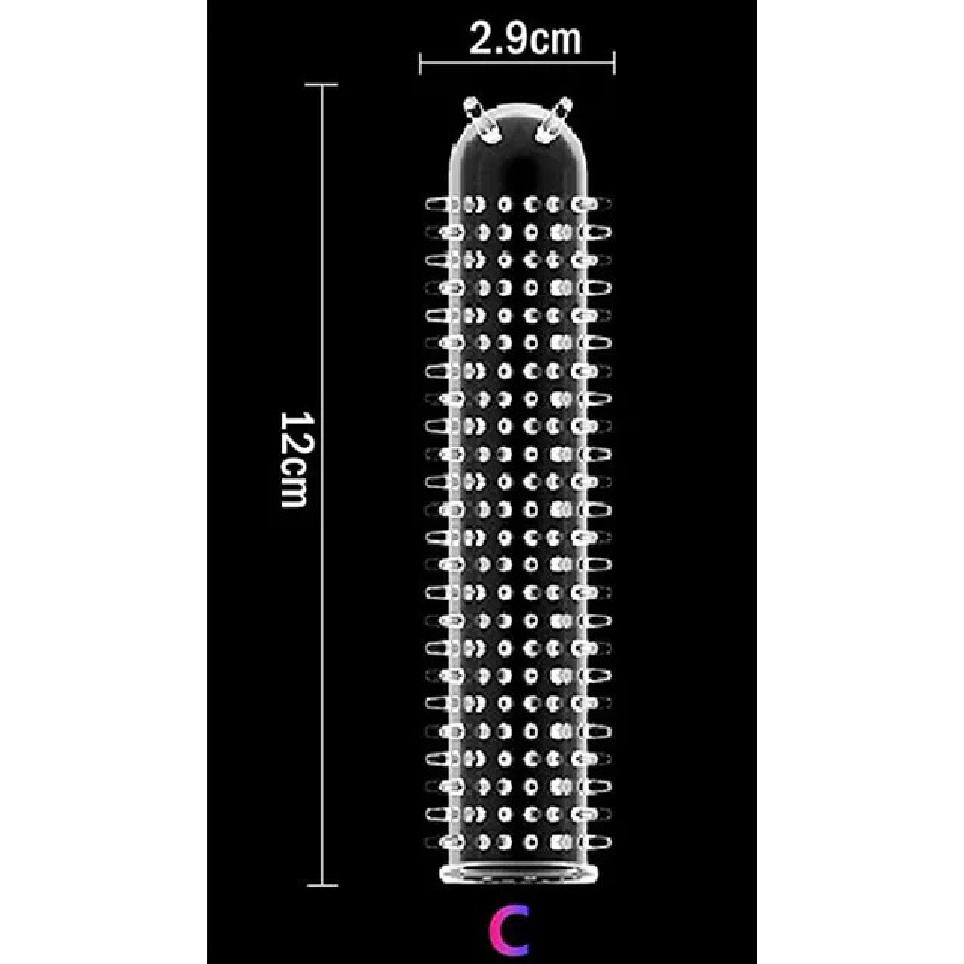 Reusable Extension Condom Penis Sleeve Male Enlargement Lasting Delay G Point Massager Cover Clear Condoms Adult Sex Toy