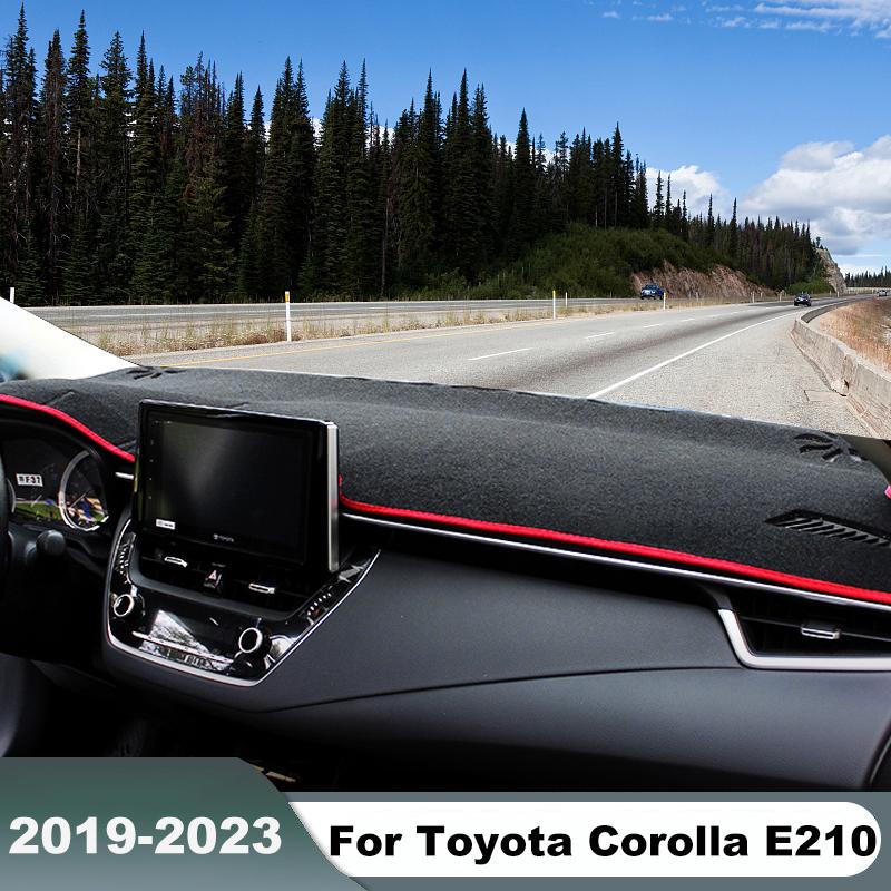 Car Dashboard Cover Sun Shade Mat trument Desk Pad Carpet For Toyota Corolla E210 -   2024 Hybrid Accessories