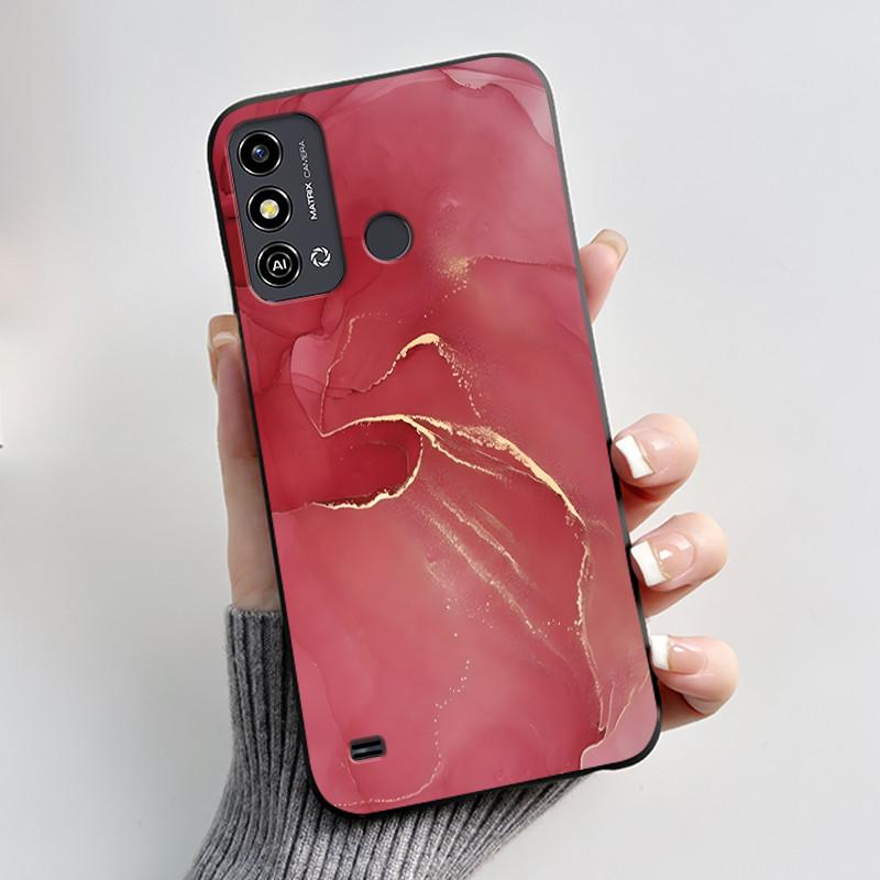 For ZTE Blade A53 Case For ZTE Blade A53 Pro Phone Back Cover Silicone Soft Black TPU Luxury Cute Love Rabbit Funny Bumper Shell