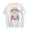 Minion Luffy Fusion T-Shirt - Adorable Pirate Vibes Unisex Tee