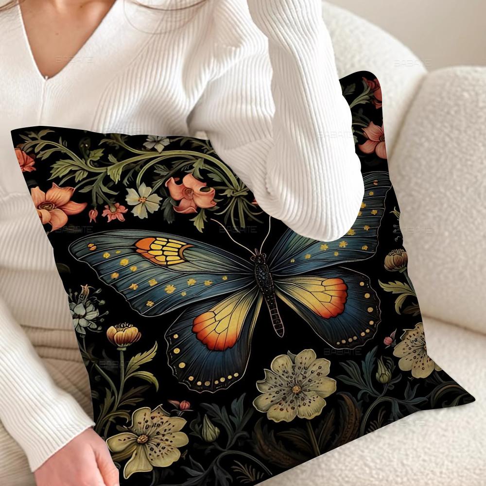 Neutral William Morris Pillow Anime Pillow Sofa Bed Head Pillow Cover Cushion Cover 45x45 Cm Fashion