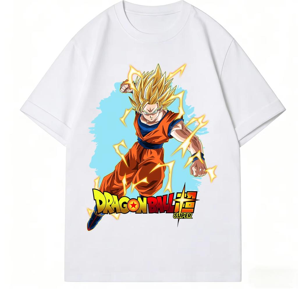 2026 Dragon Ball Goku Tshirt Unisex Anime Ultra Instinct Jiren Graphic Tees Streetwear T Shirts Highquality pure Cotton Tops