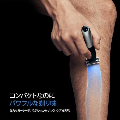 Braun Body Trimmer PROX Body Shaver XT5300-b Περικοπή/ξύρισμα σε φυσικό μήκος Προηγμένη περιοχή κοπής 4D λεπίδας Διπλάσια χέρια, δάχτυλα, πόδια, μασχάλες, Delic