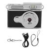 Keychain Camera 1080P Wide Angle Lens Type C Vintage Compact Camera with Color Screen for Campus Life Records Festival