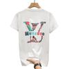 Foreign Trade Surplus Summer New Short-Sleeve T-Shirt for Men, Trendy Brand, Loose Fit, Pure Cotton, Casual Printed Clothing