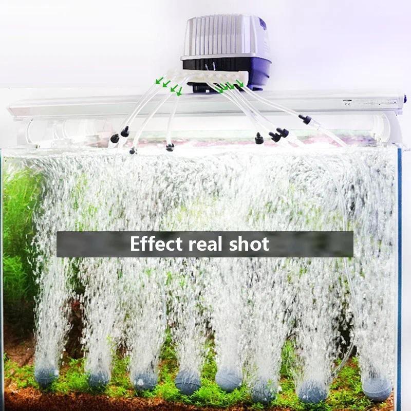 Large Fish Tank Aeration Pump Aquarium Fish Pond Aquaculture Oxygen Pump High Power Silent Oxygenation Pump