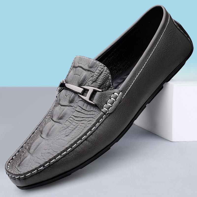 Pohodlné Klasické Pánské Boty na Svatbu 2024 Módní Pánské Nazouvací Boty na Řízení Nový Přírůstek Pánské Lehké Neformální Boty