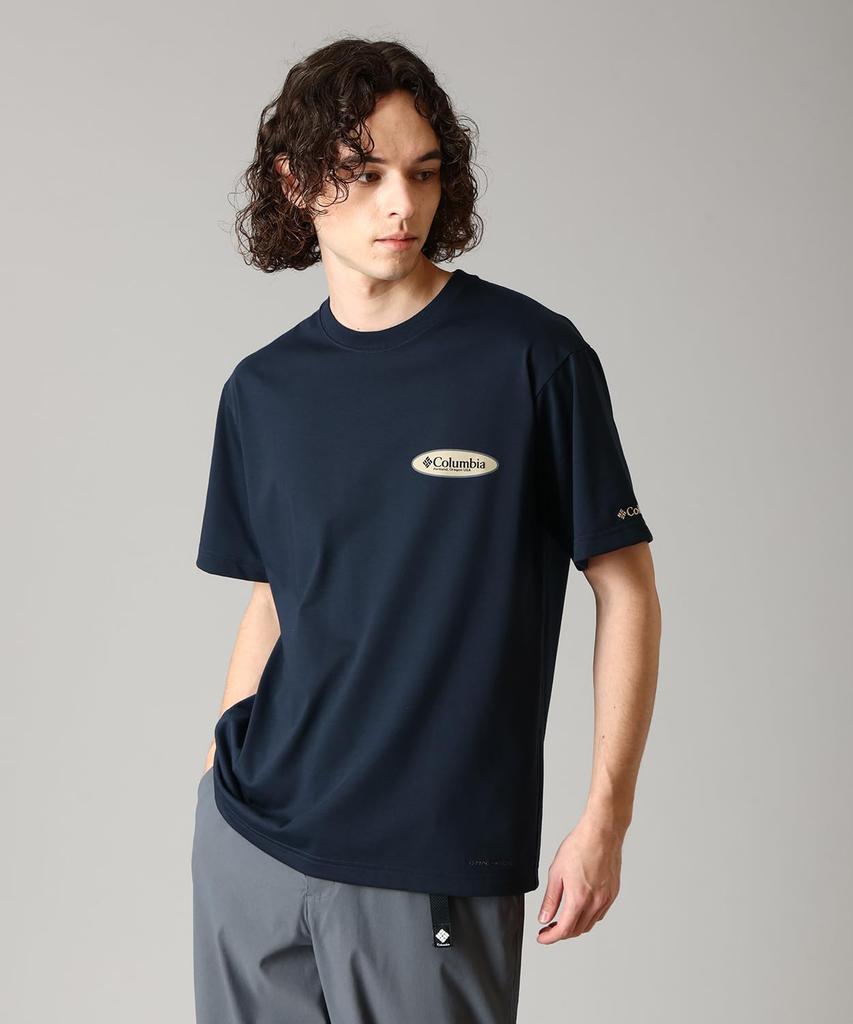 Urban Hike Graphic Short Sleeve PG3033 Collegiate Navy Oval Size L [Columbia] T-Shirt