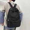 Herren Rucksack mit großem Fassungsvermögen Damen Rucksack einfarbig Studenten Schultasche