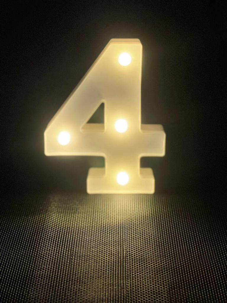 LED Love Letter & Number Lights for Valentine's Proposal Decor
