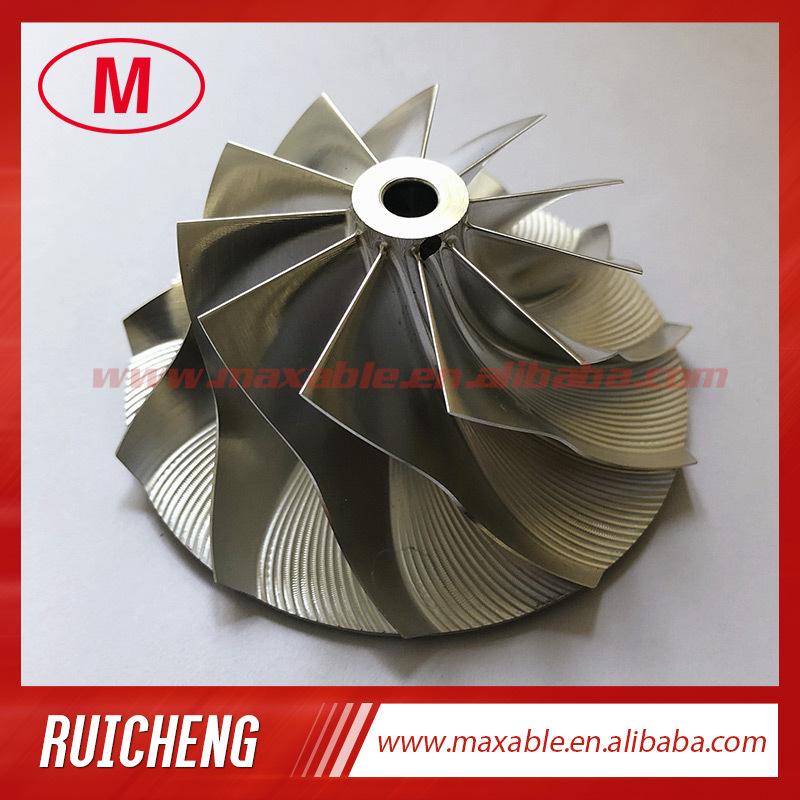 

GTX3076 53.11/76.13mm 11+0 blades high performance turbocharger billet/milling/aluminum 2618 compressor wheel