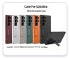 Samsung S26 Ultra Slim Phone Case with Stand - Solid Color Protective Cover