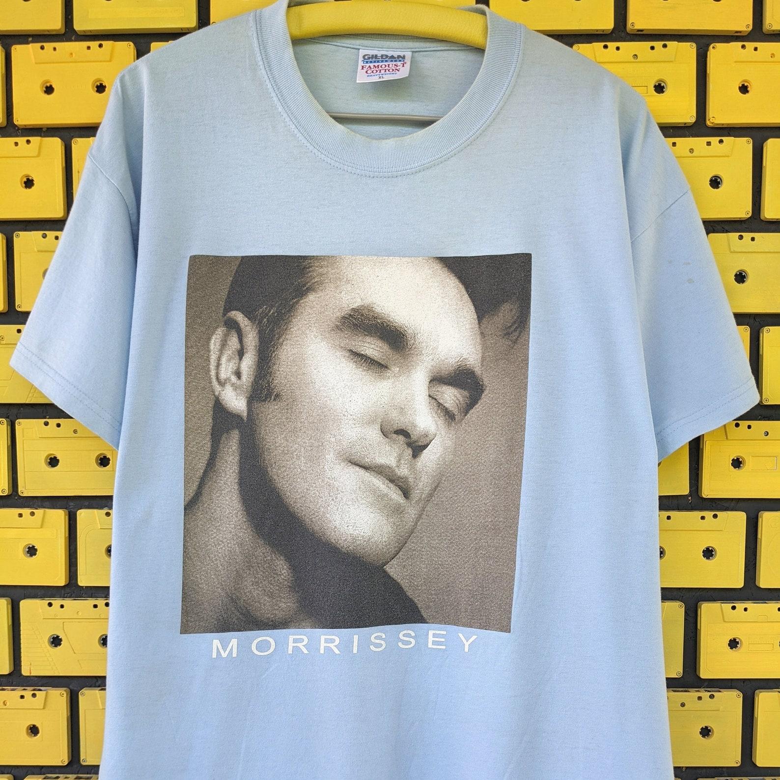 Vintage 90s Morrissey T shirt The Smiths Alternative Indie Pop Rock Singer Merch Tee Size XL XL