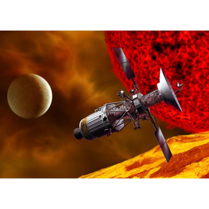 Aerospace Art Poster: Decorative Kraft Paper, Framed Wall Mural