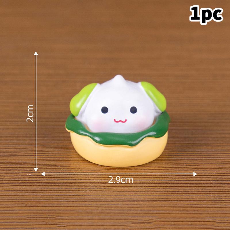 Cute Puppy Figurine Resin Diy Crafts Micro Landscape Desktop Small Ornaments Statue Decoration Mini Animal Statue