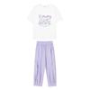CHANZUIGOU Girls' Printed Short-Sleeve T-Shirt & Pants Sport Set