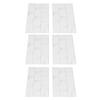 6Pcs Innovative Tiles Sticker Brick Pattern Wall Decal Sticker for Home Living Room Decor