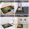 Cute Peacock Pattern Modern Style Front Floor Door Entrance Mats Outdoor  Bath Kitchen Doormat Bedroom Carpet Rug
