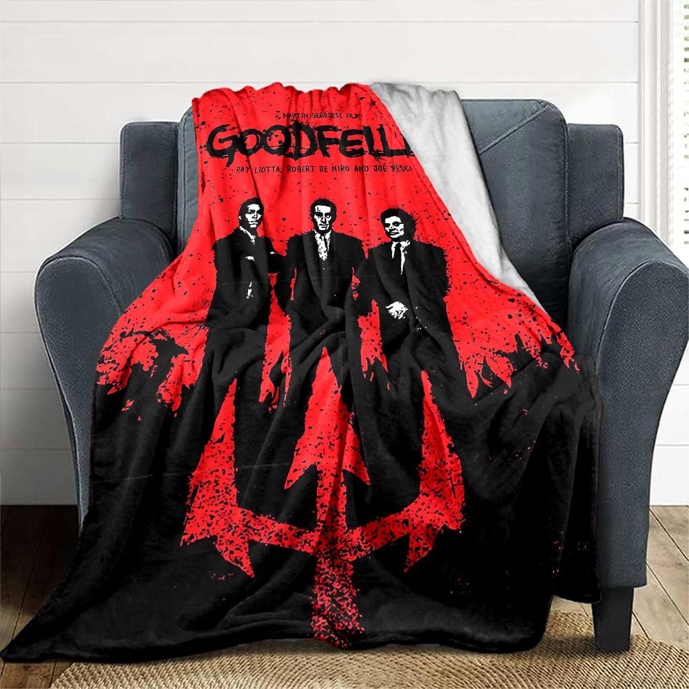 1pc Goodfellas Martin Scorsese Soft Flannel All Season Throw for Home, Office, Outdoor UseDurable Comfort Soft Warm Throw for Home
