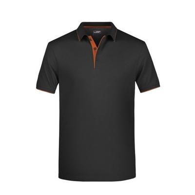 Polo piqué à rayures contrastées pour homme James and Nicholson