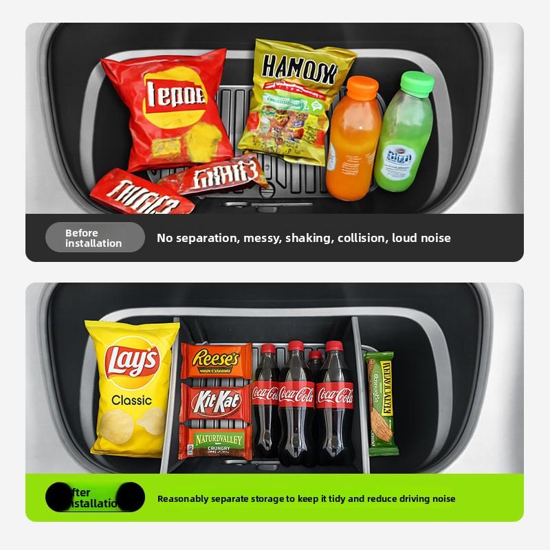 Car Sticker Hot For Tesla Model Y Juniper Front Spare Box Partition Board Juniper Front Spare Box Storage Partition Board Car Ac