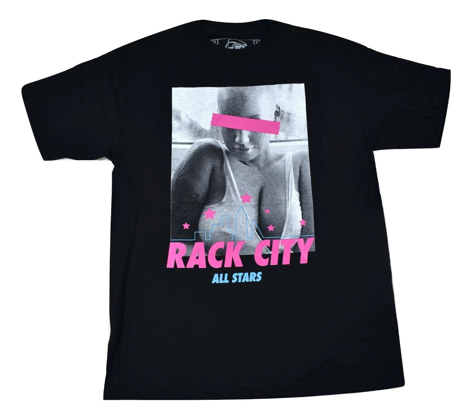 

Rob The Rich Mens Rack City All-Stars Black Shirt M, 3XL XL