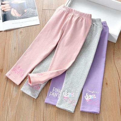 Girls' Leggings for Spring Long Pants for Outdoor Wear Autumn Pants Cotton Girls' Children's Pants