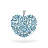 Pendentif Cœur en Pierre Précieuse Grenat: Collier Fait Main en Argent Sterling 925