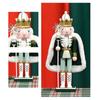 Holiday Nutcrackers Figure Christmas Cloaks King Soldier Handicrafts Puppet Desktops Ornament Home Decorations Festival