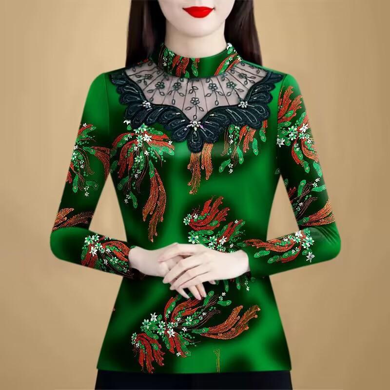 

Новая интегрированная двухсторонняя немецкая бархатная полуводолазка для женщин, длинный рукав, тонкий и универсальный теплый топ 4XL