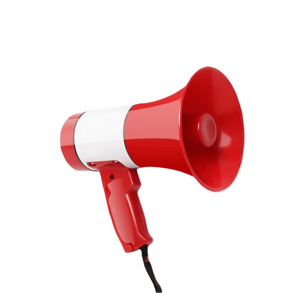 Rechargeable Bluetooth Megaphone: Recordable, High-Volume Speaker for Street Vendors