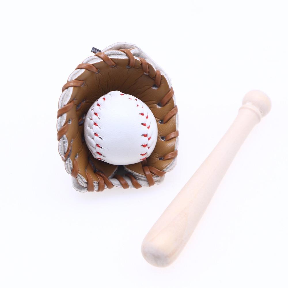 Multicolor Miniature Softball Set 1/6 1/12 Cake Topper NEW Doll Baseball Kits  Doll House
