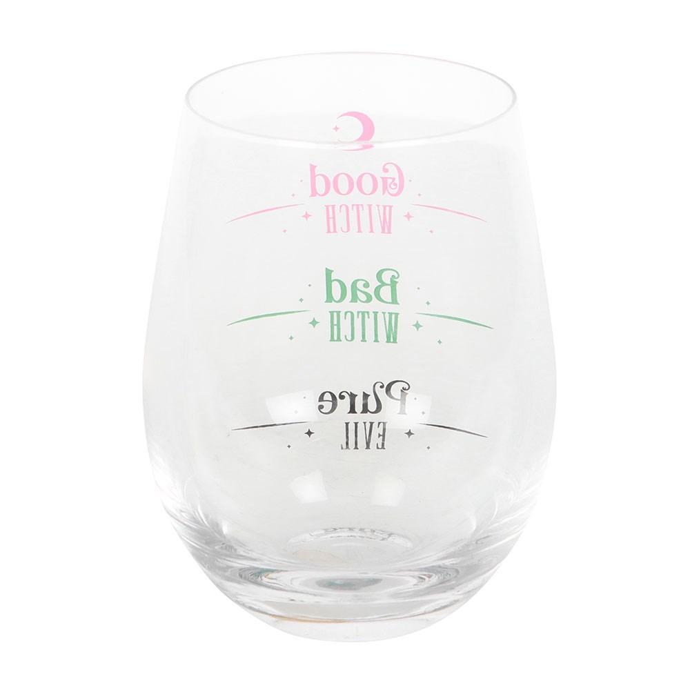 Something Different Good Witch, Bad Witch Stemless Glass